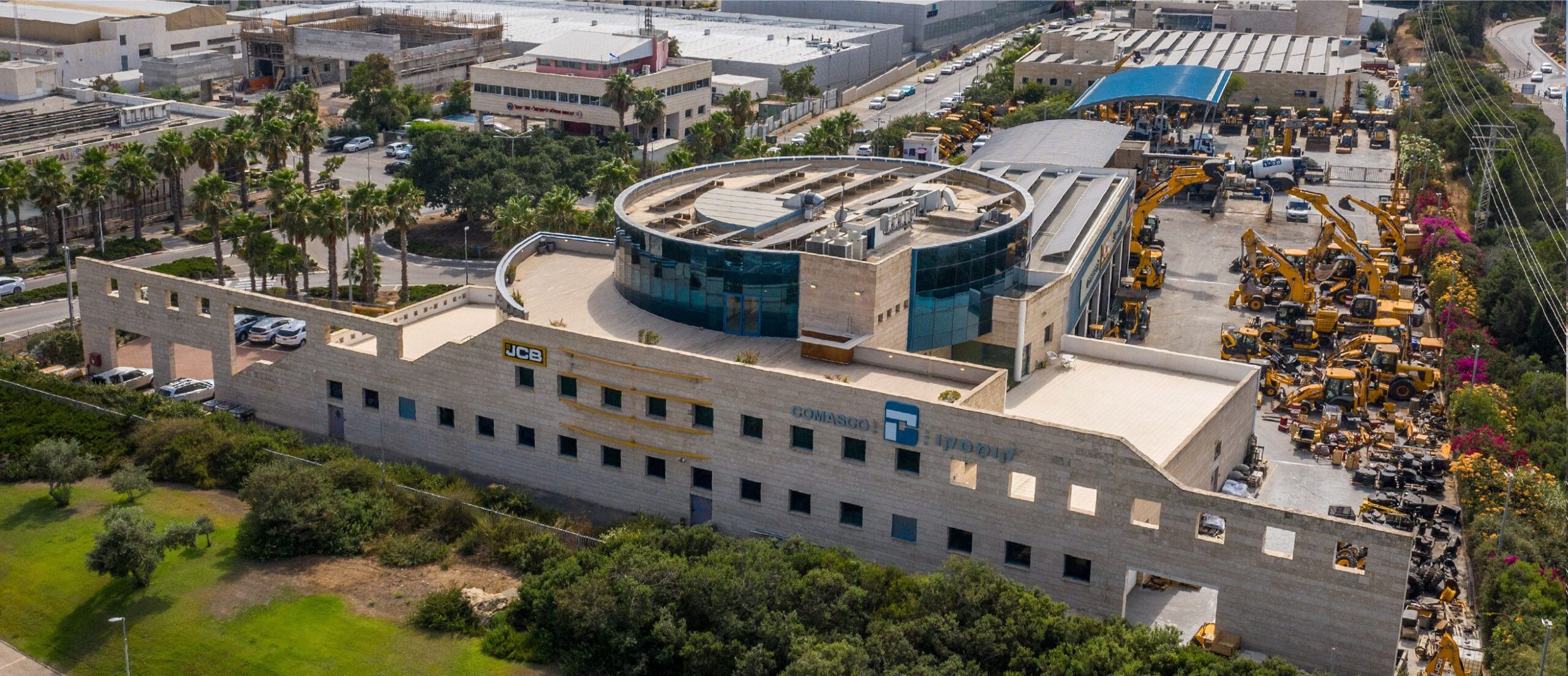 comasco building bird-eye view